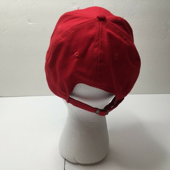 Vintage Head Shot UPS Softball 2000 Red Adjustable Baseball Cap Hat One Size - Picture 4 of 7